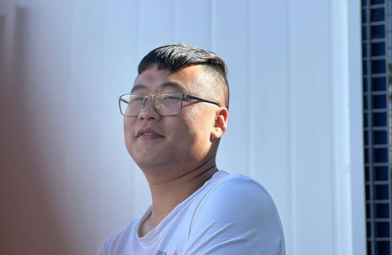 异议人士邢鉴(图)促请希普金斯正视中国的人权状况。（邢鉴独家提供，拍摄日期不详）