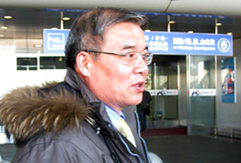지난 18일 중국 베이징을 방문한 현학봉 영국 주재 북한대사.