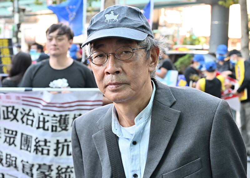 2020年10月25日，台灣銅鑼灣書店店長林榮基：台灣應該立法嚴懲，杜絕類似事件再度發生。（鍾廣政 攝）