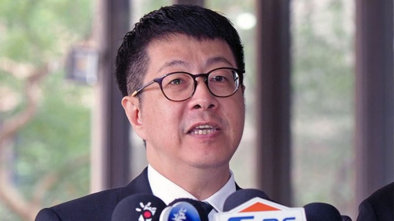 Wecare高雄发起人尹立表示，未来罢免的路只会比过去一年更艰辛。(记者 黄春梅摄)