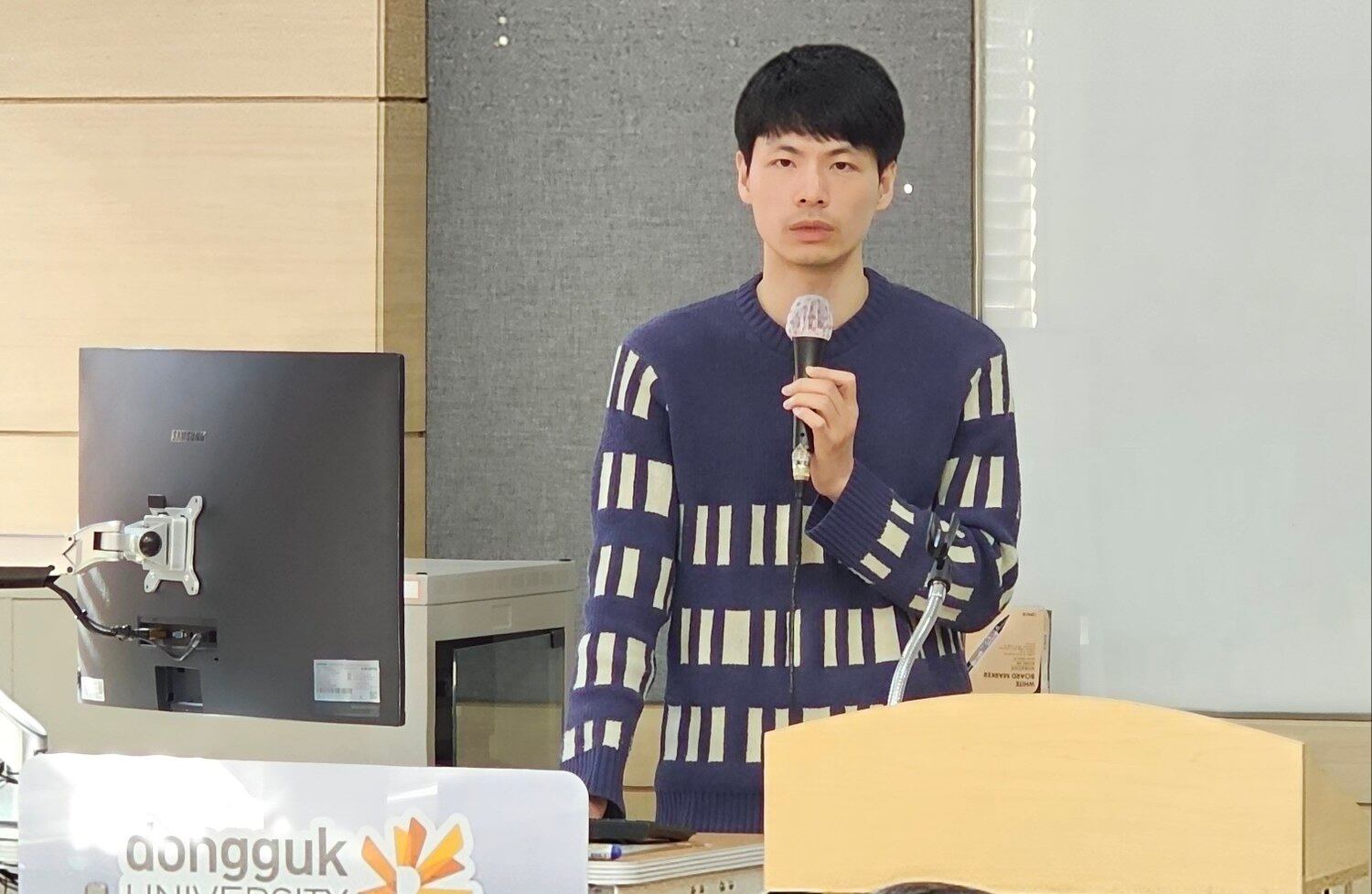 10일 ‘2025 동국대 북한학연구소 신년포럼’ 발제에 나선 황진태 동국대 교수의 모습.