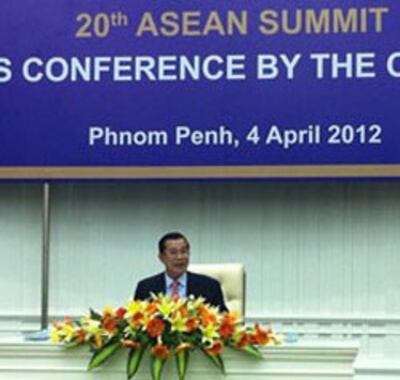 Thủ tướng Campuchia Hun Sen tại ASEAN 2012