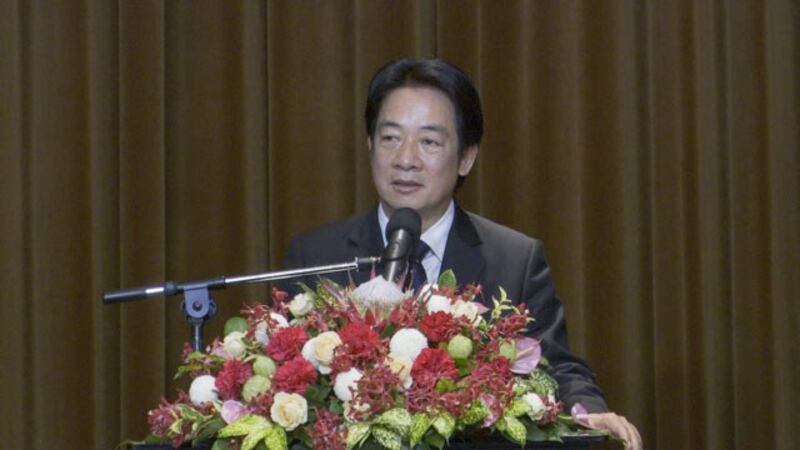 台湾副总统赖清德。（记者李宗翰摄）