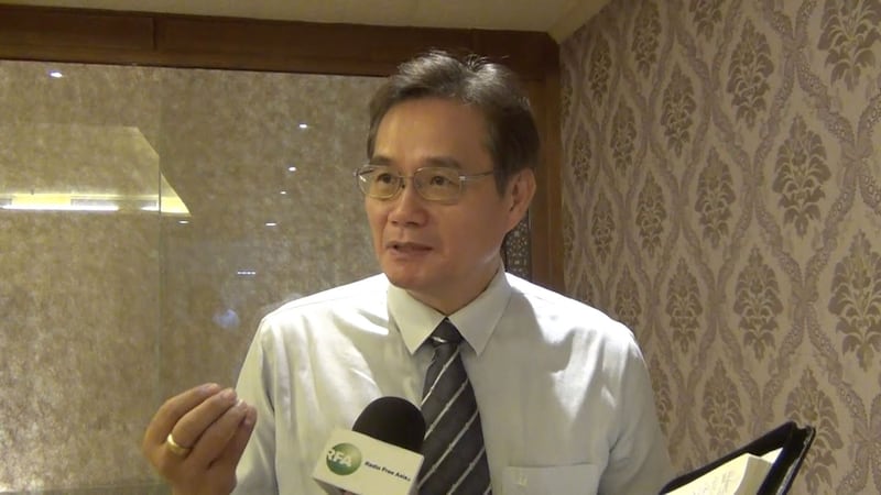 淡江大学国际事务与战略研究所所长翁明贤（RFA资料照）