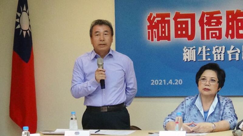 海外侨生在台校友联合总会会长李沛。（记者夏小华摄）