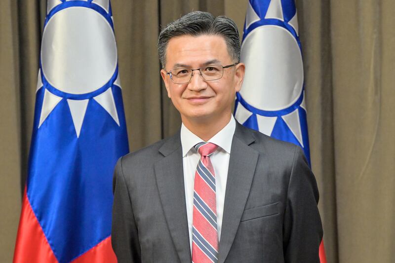 外交部發言人劉永健:台灣將持續積極提升自我防衛能力,並深化台美緊密安全夥伴關係。(鍾廣政 攝)