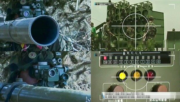 북한의 대남 선전매체인 우리민족끼리TV는 24일 '형체도 없이 쓸어버리리라'라는 제목의 동영상에서 무장한 인민군과 우리 군의 대북 확성기가 조준되는 장면을 내보내며 전쟁 분위기를 고조시켰다.