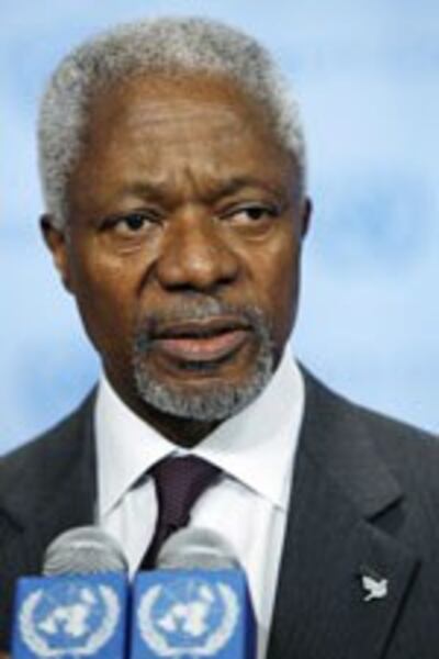 Nguyên Tổng thư ký Liên Hiệp Quốc Kofi Annan. Photo courtesy of UN.