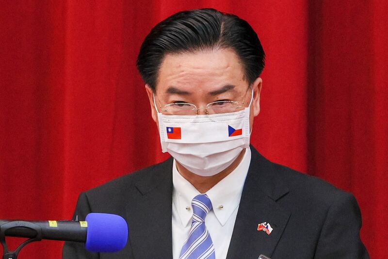 2020年8月31日，台灣外交部長吳釗燮：維斯特奇爾以實際行動到台灣訪問，展現對台灣的重視。（中央社提供）