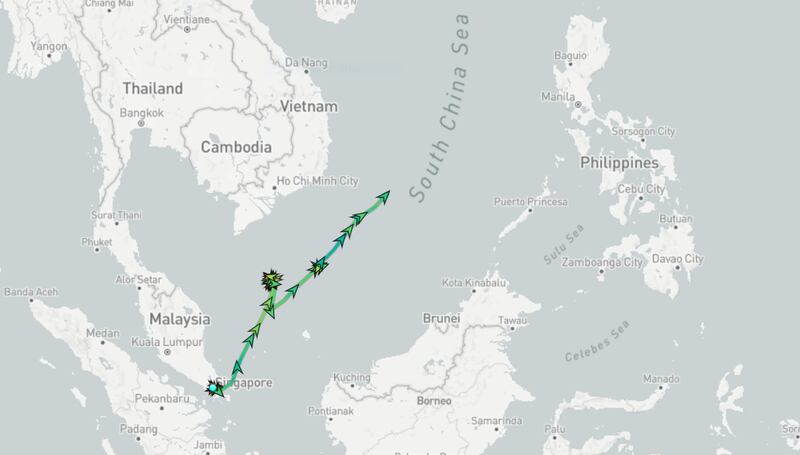 USNS Tippecanoe path.PNG