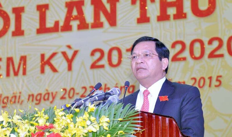 Bí thư tỉnh Quảng Ngãi, ông Lê Viết Chữ.