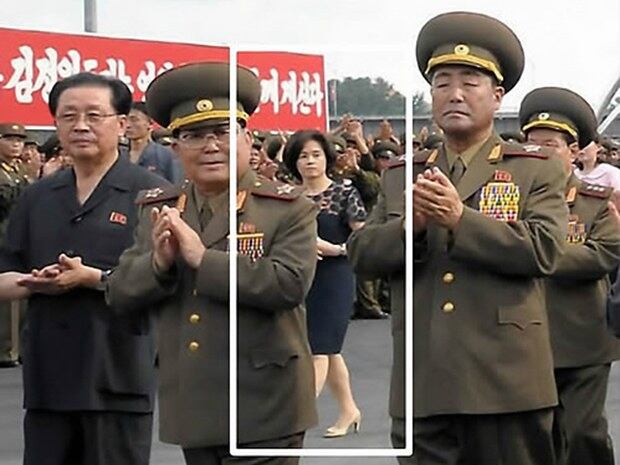 김정일 북한 국방위원장의 마지막 부인인 김옥이 지난 2012년 북한 매체에 등장한 모습.