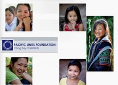 Những nụ cười thơ ngây trở lại nhờ “Vòng Tay Thái Bình”.RFA/Pacific foundation