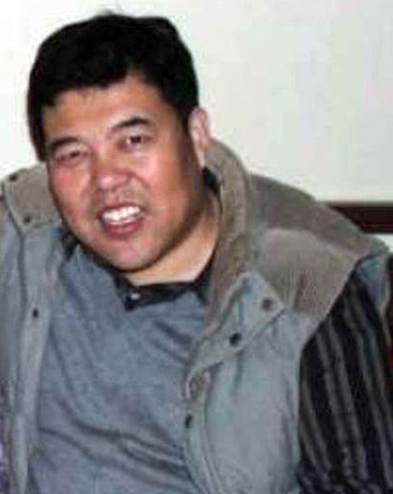 深圳民警王登朝因宣傳民主被判刑。（徐先生提供）