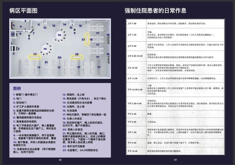 保护卫士人权组织根据界立建证词，作出相关报告内容。（界立建提供）