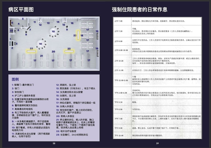 保护卫士人权组织根据界立建证词,作出相关报告内容。(界立建提供)
