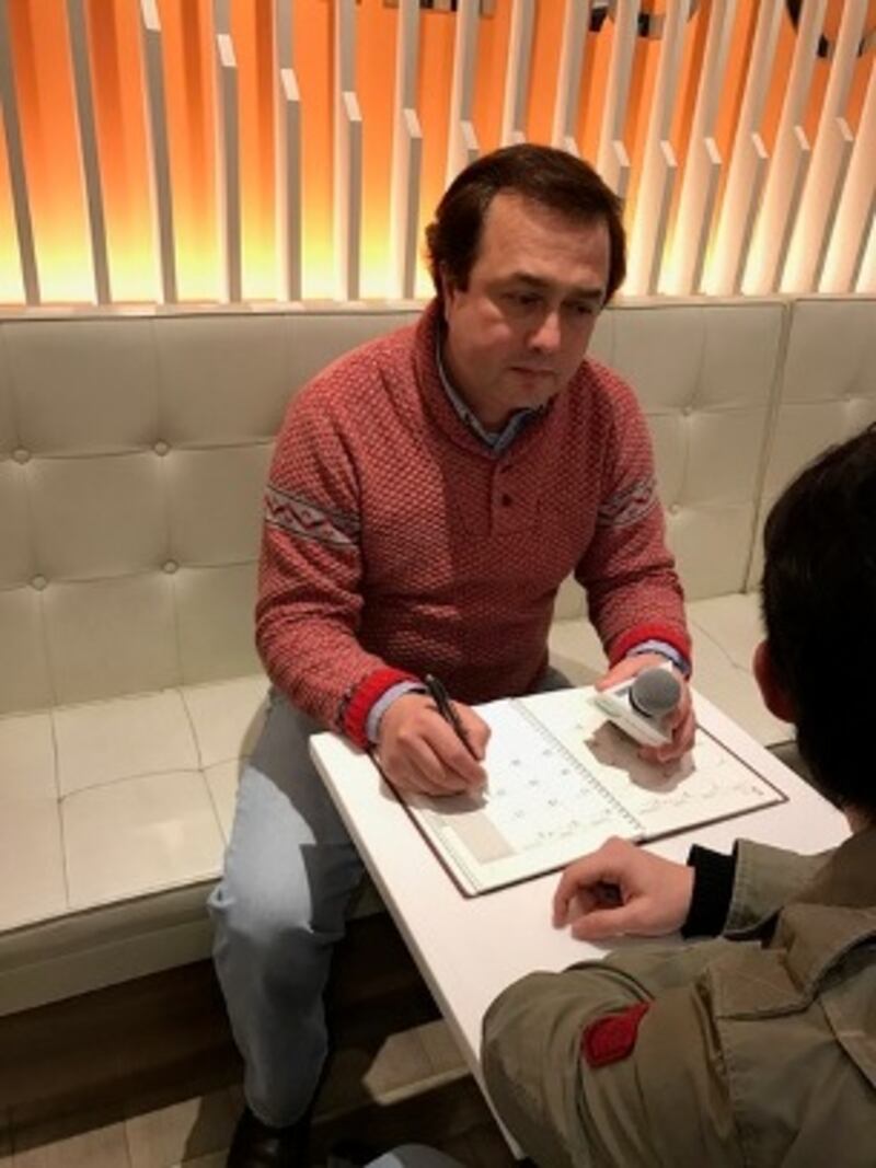ئارمان زىيارىتىمىزنى قوبۇل قىلماقتا، 5-يانىۋار، ياپونىيە