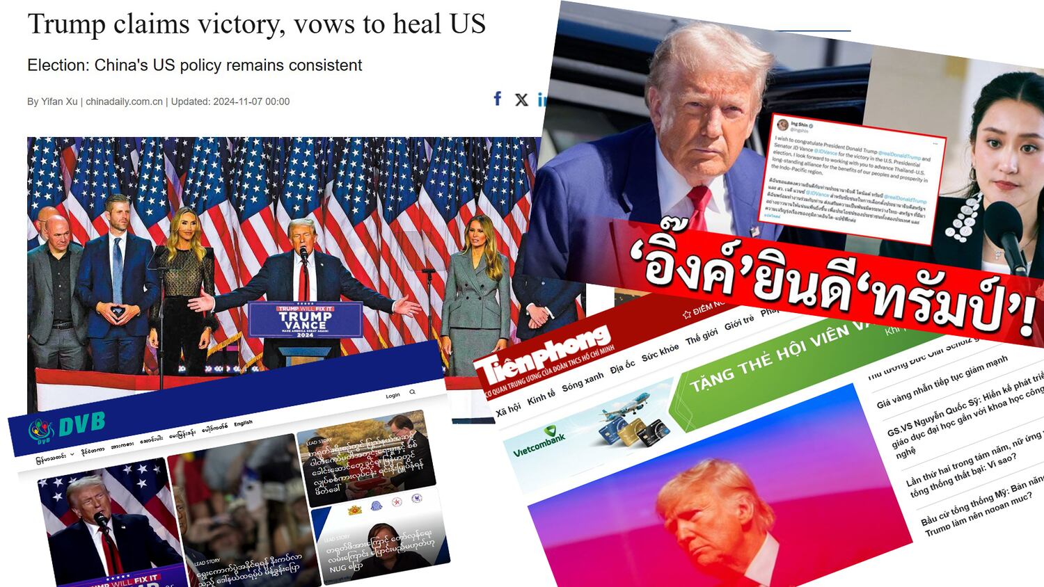 Asian media focus on economic impact of Trump’s comeback