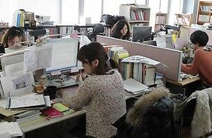 서울의 한 출판사 사무실의 모습.