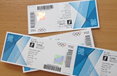 탈북자 북한올림픽대표 응원단이 구입한 입장권. RFA PHOTO/김진국