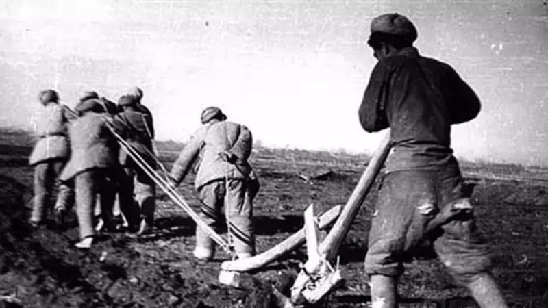 新疆建设兵团的历史照片。(Public Domain)