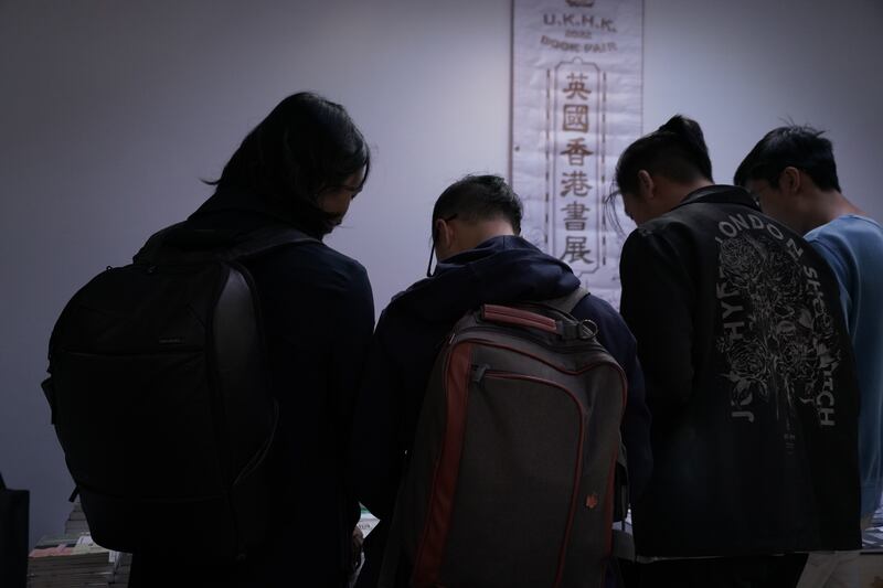 主辦方稱希望藉書展延續香港文化。（石頭攝）