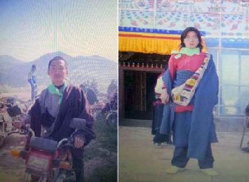  图片：被拘捕的碌曲县双岔乡洛措村村民（左起）多吉顿珠和格桑索南。（受访人提供）