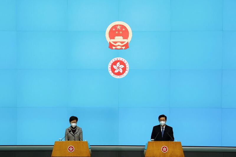 香港候任特首李家超还有不到半个月就要上任，外界都关注新政府的新班子。（路透社资料图片）
