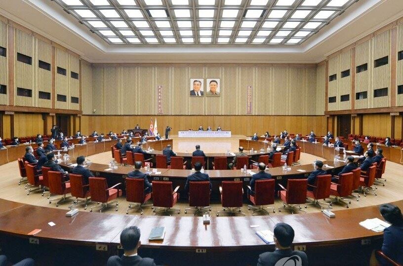 지난해 3월 평양에서 열린 북한 올림픽위원회 총회 모습.