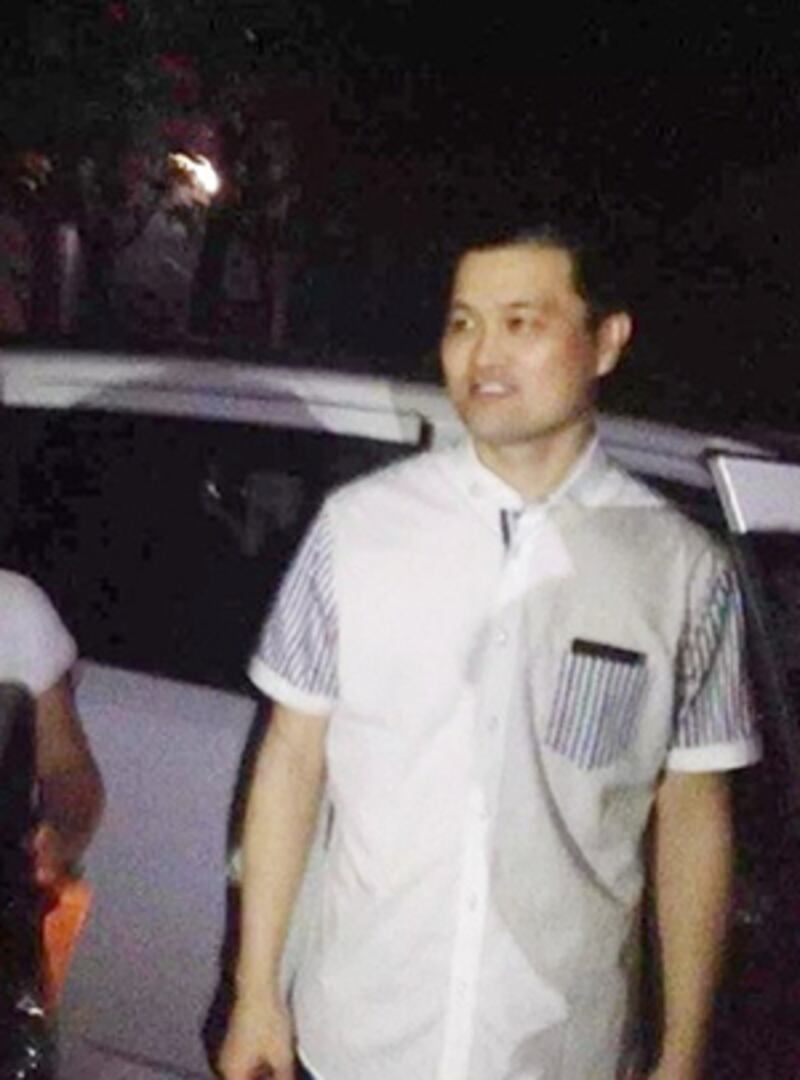 涉十字架事件的温州牧師黃益梓被判刑1年,2015年8月1日凌晨刑滿釋放。(照片來自維權人士)