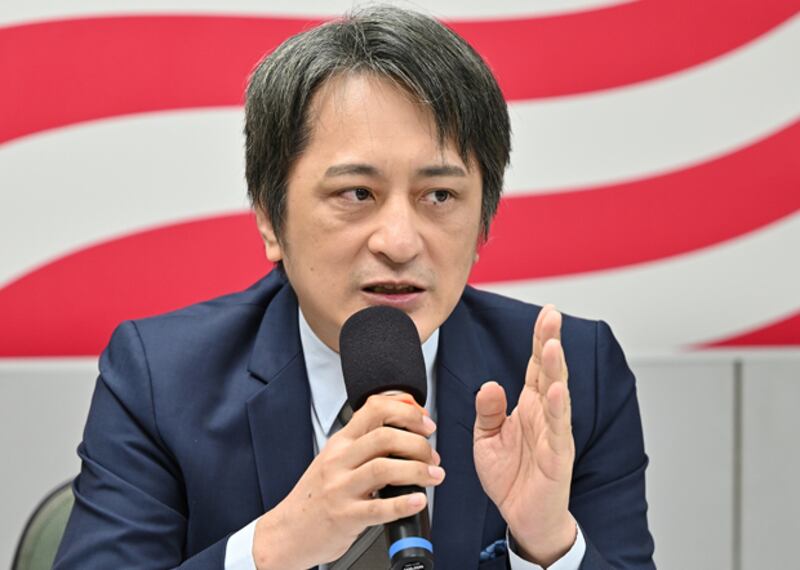 2020年10月16日，台獨聯盟民調小組召集人魏聰洲：當不承認中華民國的人超過五成時，就是制憲獨立來臨時刻。（鍾廣政 攝）
