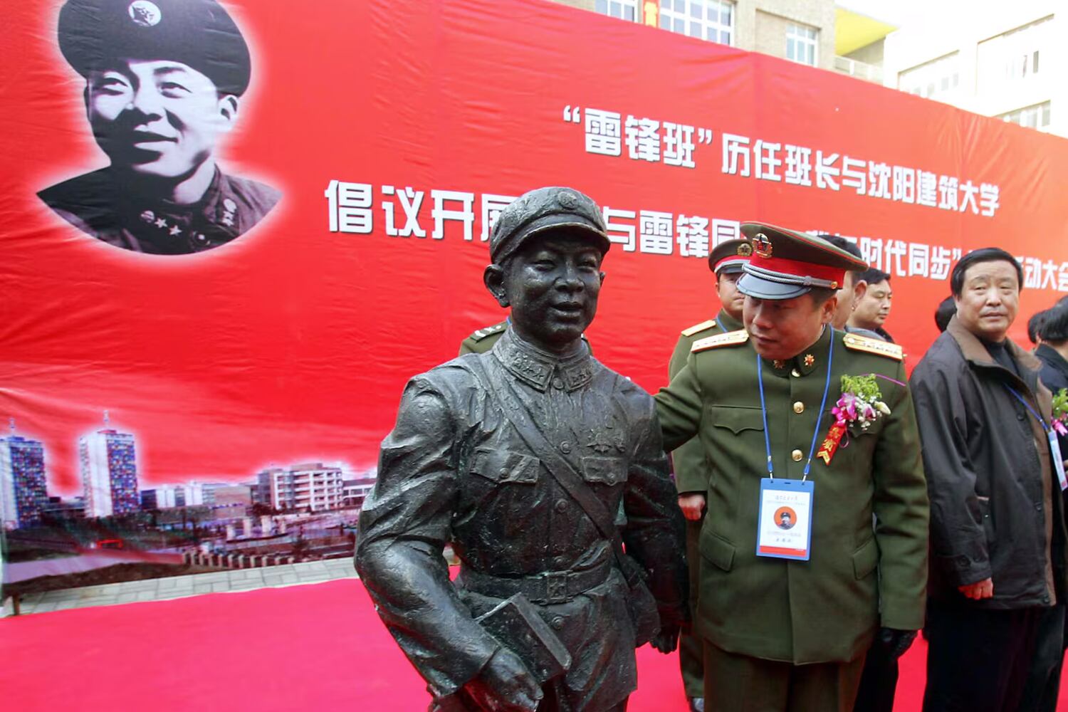 China’s propaganda machine raises profile of model soldier Lei Feng