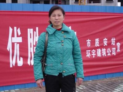 图片：邓春华表示，她家六百多平方米的房子被拆。（志愿者提供）