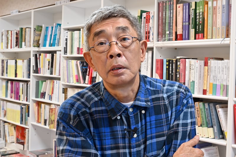 2021年4月20日,台灣銅鑼灣書店店長林榮基:這次判決對三名被告加重刑期,相信能產生一定阻嚇作用。(鍾廣政 攝)
