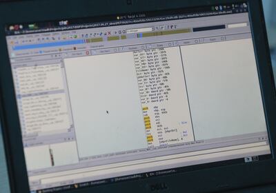 Minh họa: Hiển thị phần mã của một malware.