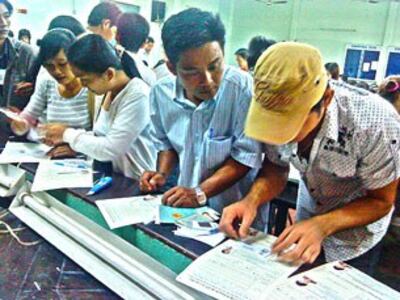 Lao động có nhu cầu sang Hàn Quốc làm việc đăng ký dự 