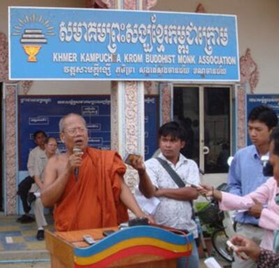 Giám đốc Hiệp Hội sư sãi Khmer Kampuchia Krom Yoeung Sin