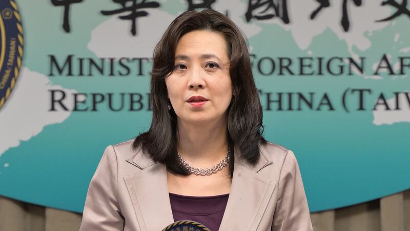 2021年3月4日，外交部發言人歐江安：將持續跟拜登政府合作，深化雙方緊密友好的全球伙伴關係。（鍾廣政 攝）