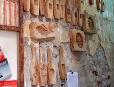 Các loại khuôn bánh in. RFA