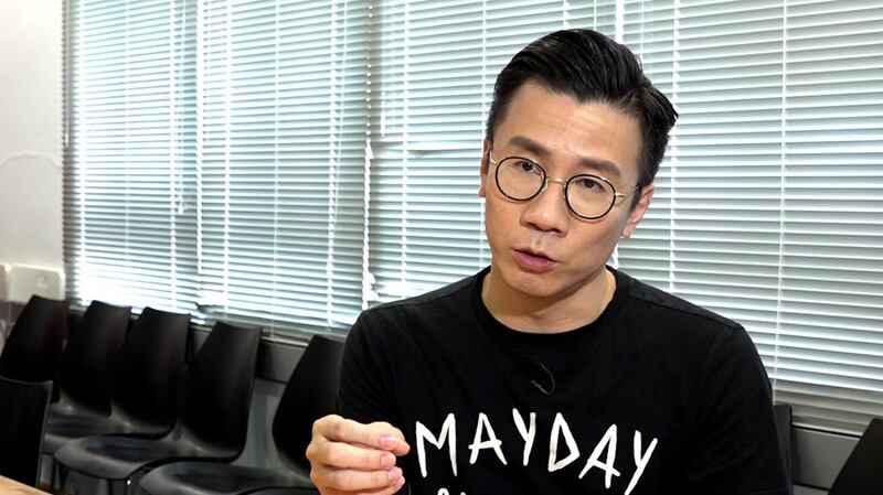 《頭條新聞》主持人曾志豪認為，港台頻遭打壓與中港關係愈趨緊張有關。（鄧穎韜 攝）