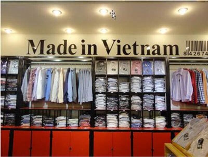 Áo sơ mi Made in Vietnam