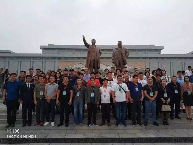 지난 9월17일부터 21일까지 4일 간 열린 가을철 평양국제상품전에 참가한 중국 상인들. 