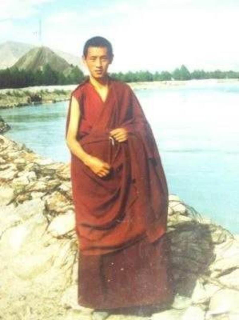 图片：被判七年徒刑的拉萨哲蚌寺经师阿旺曲尼。（消息人士提供）