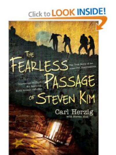 재미 한인 스티브 김씨가 최근 출간한 북한 관련 서적 ‘두려움없는 여정(Fearless Passage of Steven Kim)' 영문판 표지.