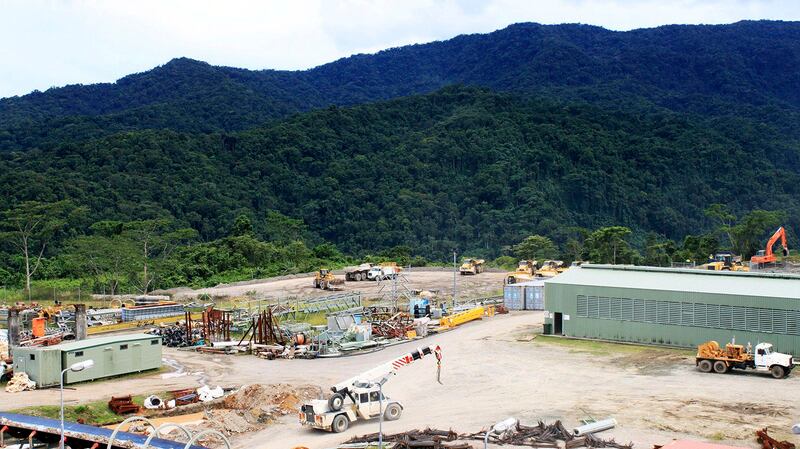 所罗门的矿业产丰富,采矿深入山区,森林跟着遭殃。(路透社)