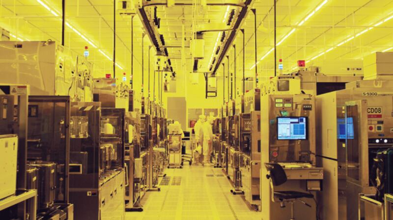 半导体产业两岸互补。图为台积电超大晶圆厂。(台积电/TSMC)