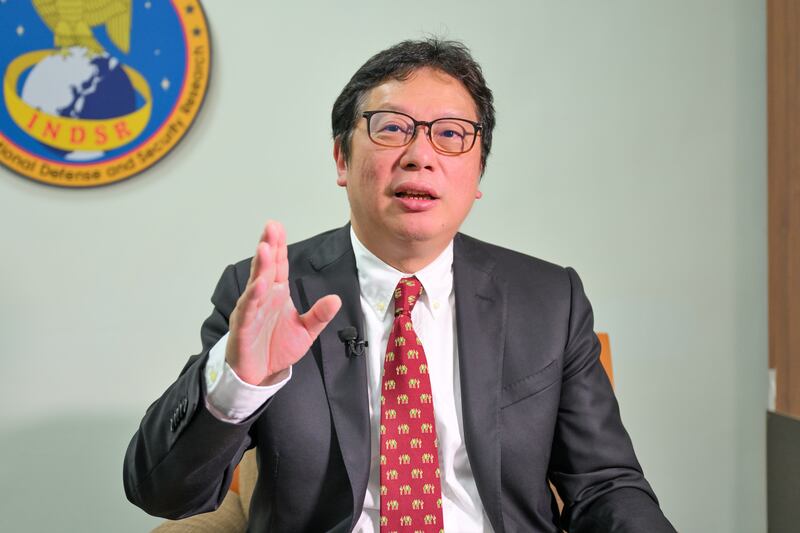 國防安全研究院副研究員侍建宇表示，為防範「狙擊隊」對高級決策官員進行斬首，應對相關官員加強保安工作。（鍾廣政攝）