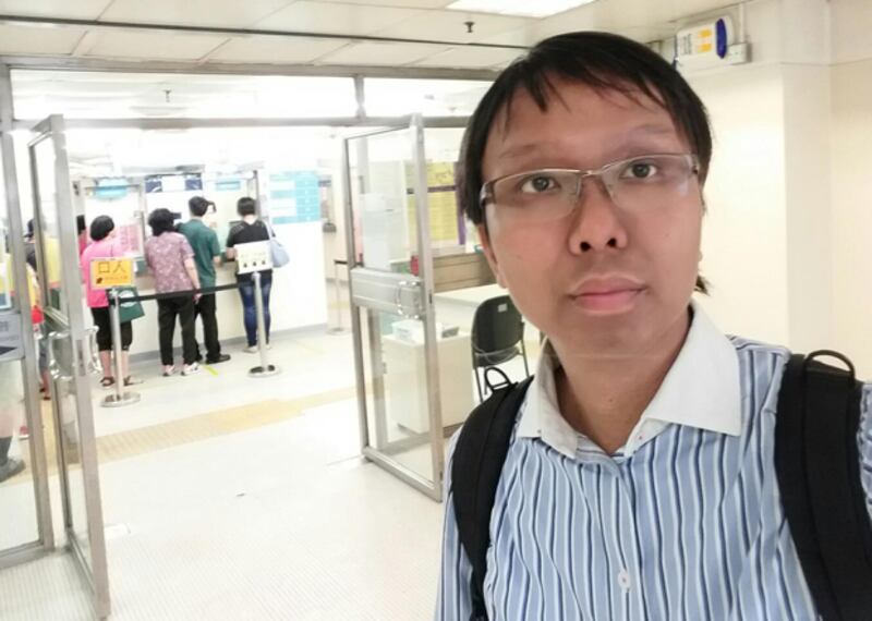 譚凱邦呼籲,高鐵應由周五(3日)起暫停南下高鐵途徑武漢站。(譚凱邦臉書圖片 / 拍攝日期不詳)