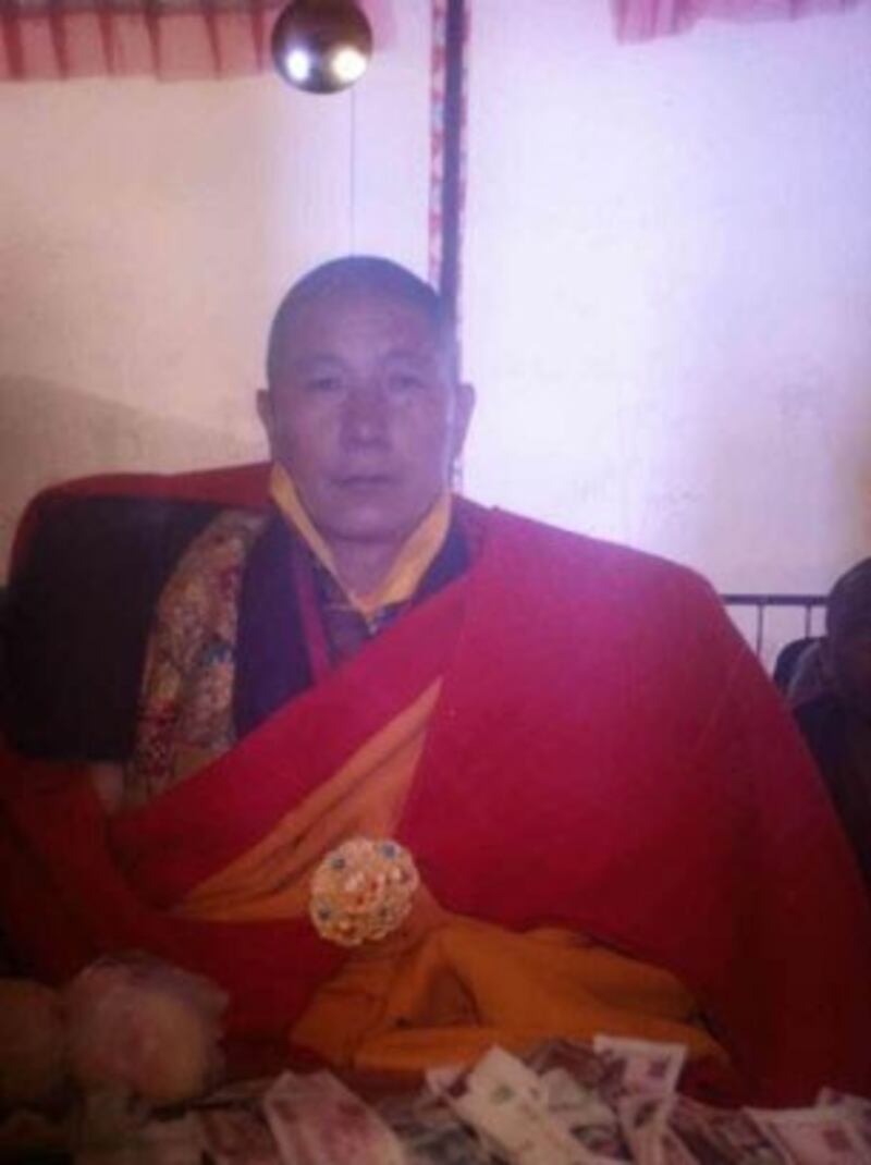 图片：被判终生监禁的拉萨哲蚌寺纠察师江白旺秋。（消息人士提供）