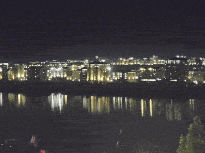Border cities bright at night as North Korea goes solar